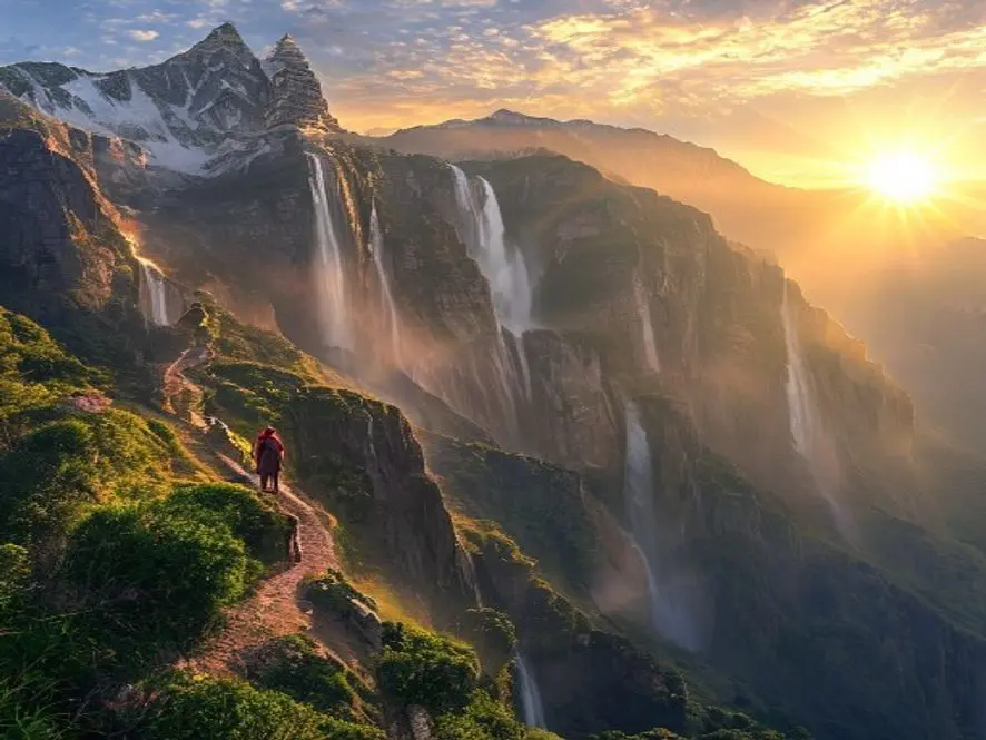 Vasudhara Falls Trek: A Divine Journey from Mana Village to Uttarakhand's Majestic Cascade